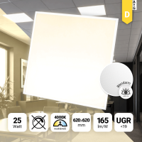 LED Backlit Panel 62x62 Neutralweiß 4000K 25W UGR19...