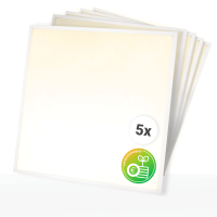5x LED Panel 62x62 Neutralweiß 4000K 20W 180lm BLa
