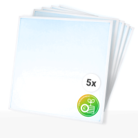 5x LED Backlit Panel 62x62 Neutralweiß 5000K 20W 180lm nicht dimmbar BLa