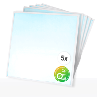 5x LED Backlit Panel 62x62 Kaltweiß 6500K 20W 180lm nicht dimmbar BLa
